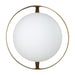 Vanity Light Thesis 206967A Parker 6 inch 1 light Champagne Gold Vanity Light with Etched Opal Glass Shade THESIS