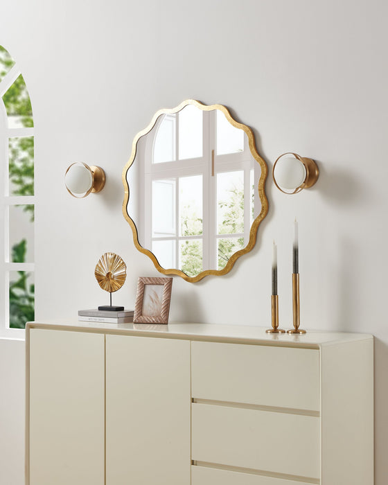 Vanity Light Thesis 206967A Parker 6 inch 1 light Champagne Gold Vanity Light with Etched Opal Glass Shade THESIS