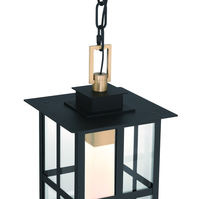 Eurofase 47388-017 Greyson 16" Brass-Black Mix LED Pendant Light