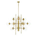 Eurofase 47223-011 Traiton 48" Gold Chandelier