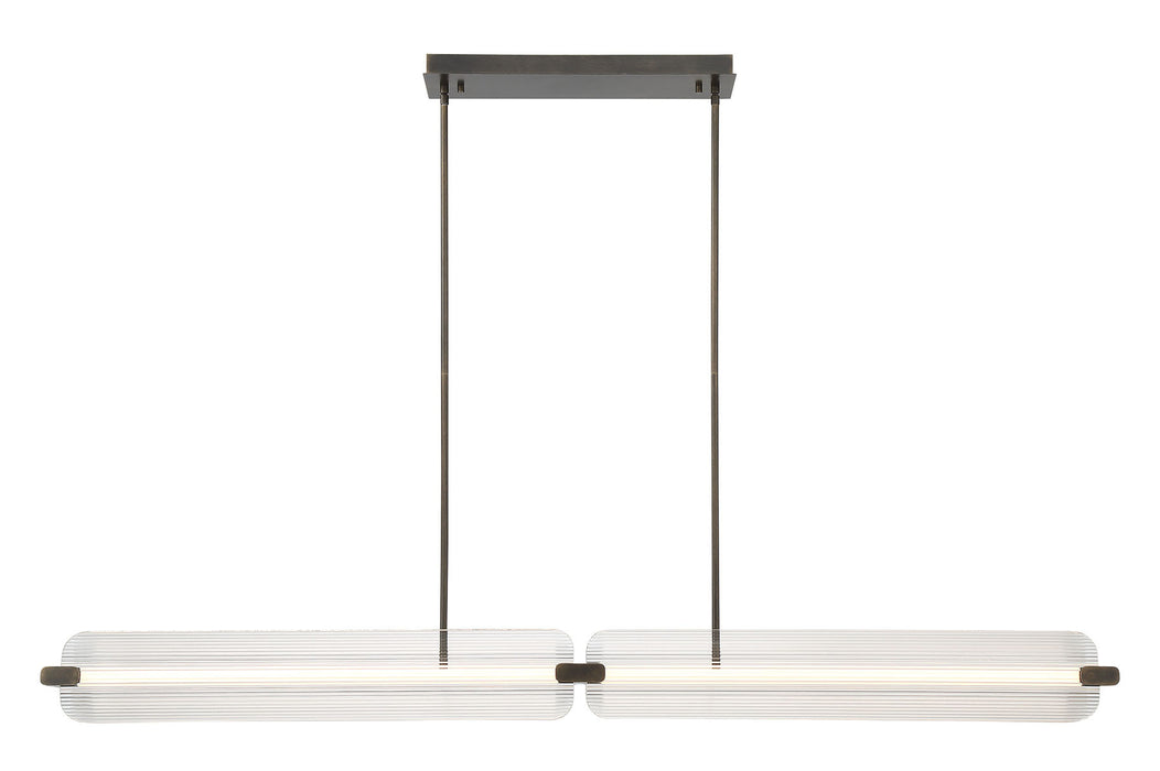 Eurofase 50057-023 Neoness 67" Weathered Brass LED Chandelier