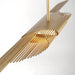 Eurofase 43866-021 Umura 49" Satin Gold Paint LED Chandelier