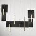 Eurofase 38044-021 Coburg 42" Anodized Black LED Chandelier