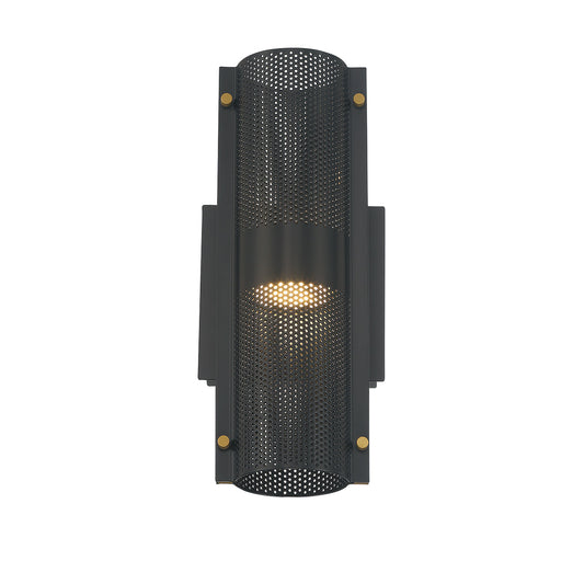 Eurofase 46460-011 Westcliffe 12" Gold-Black Mix LED Outdoor Wall Light