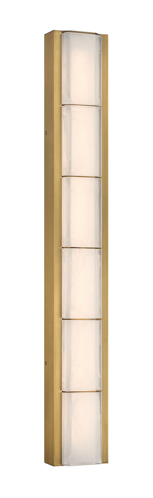Eurofase 50176-014 Gibraltar 37" Antique Brass LED Vanity Light