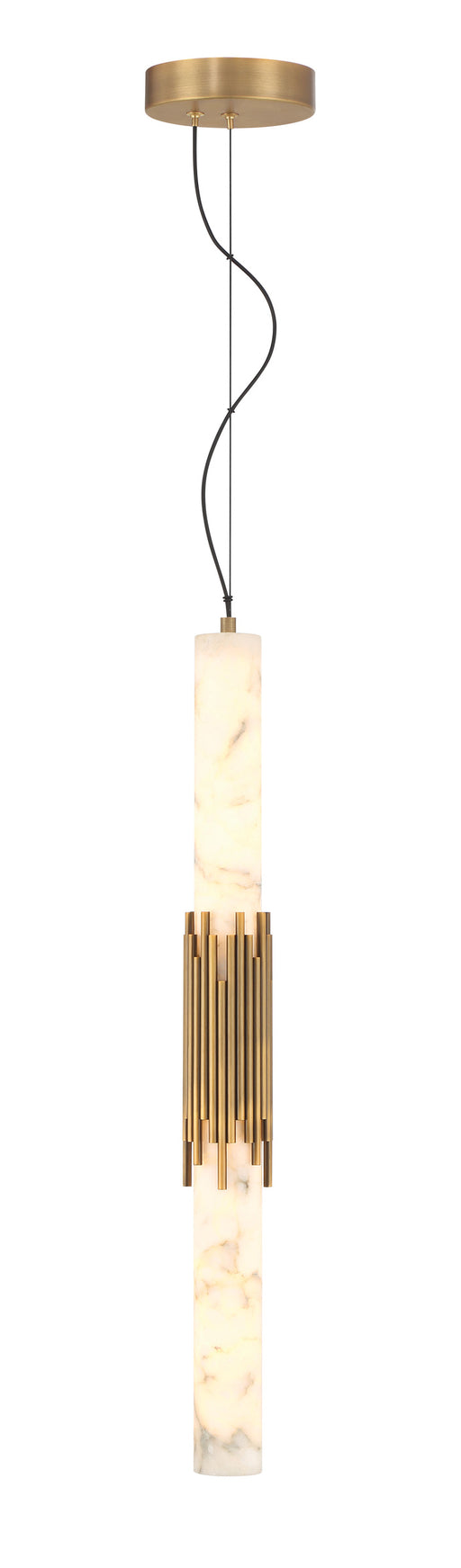 Eurofase 50354-023 Venna 29" Antique Brass LED Pendant Light