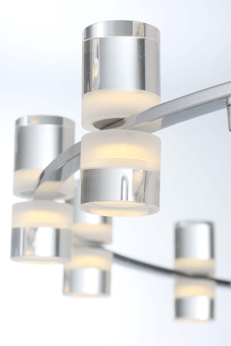 Eurofase 33725-017 Netto 33" Chrome LED Chandelier