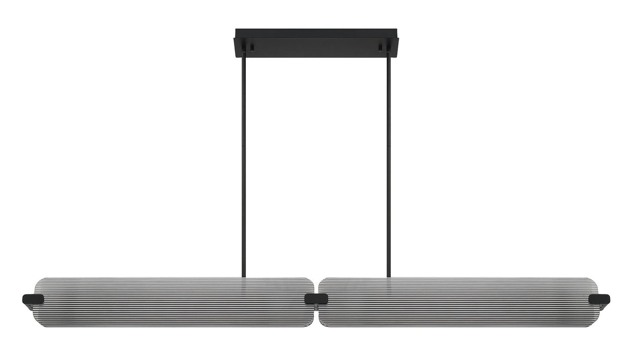 Eurofase 50056-019 Neoness 67" Matte Black LED Chandelier