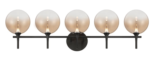 Eurofase 48921-039 Iissa 5-Light Matte Black LED Vanity Light