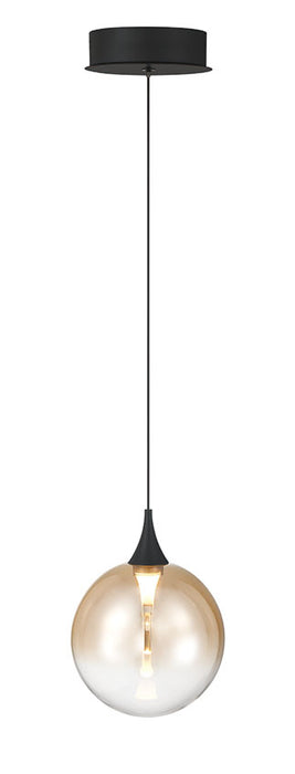 Eurofase 50250-035 Iissa 6" Matte Black LED Pendant Light