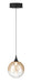 Eurofase 50250-035 Iissa 6" Matte Black LED Pendant Light