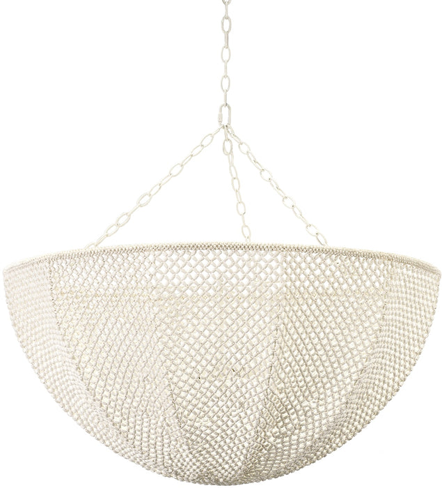 Chandelier Palecek 2007-79 Quinn Coco Bead Chandelier Palecek