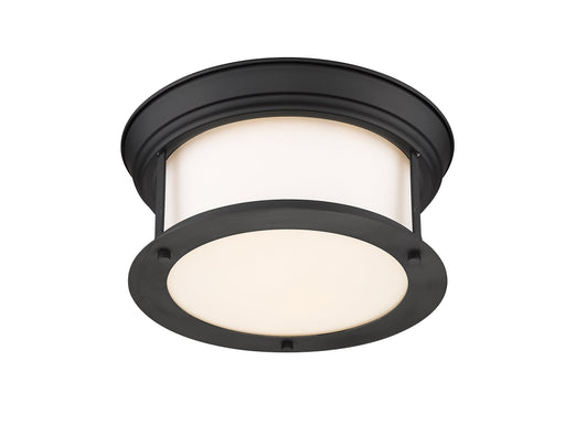 Flush Mount Z-Lite 2011F10-MB Matte Black Sonna 2 Light Flush Mount Z-Lite