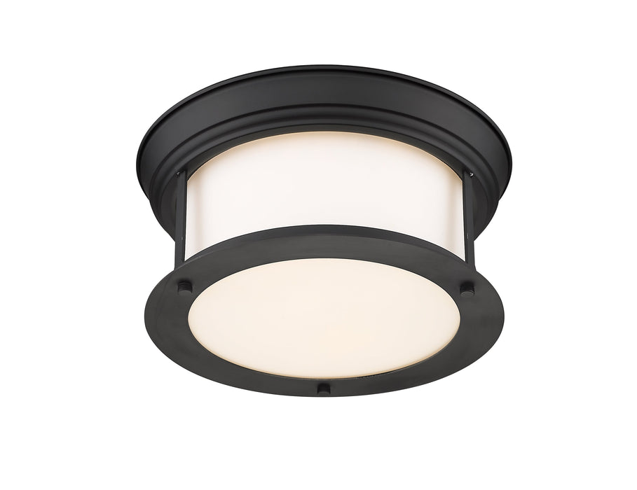 Flush Mount Z-Lite 2011F10-MB Matte Black Sonna 2 Light Flush Mount Z-Lite