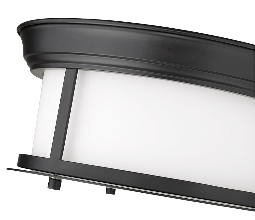 Flush Mount Z-Lite 2011F10-MB Matte Black Sonna 2 Light Flush Mount Z-Lite
