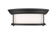 Flush Mount Z-Lite 2011F13-MB Matte Black Sonna 2 Light Flush Mount Z-Lite