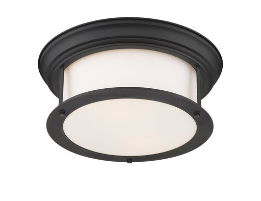 Flush Mount Z-Lite 2011F13-MB Matte Black Sonna 2 Light Flush Mount Z-Lite