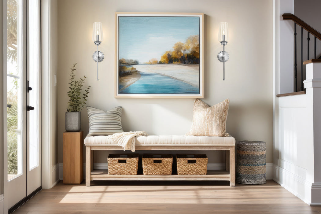 Wall Sconce Z-Lite 2013-1S-BN Brushed Nickel Clara 1 Light Wall Sconce Z-Lite