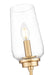 Wall Sconce Z-Lite 2013-1S-MGLD Modern Gold Clara 1 Light Wall Sconce Z-Lite