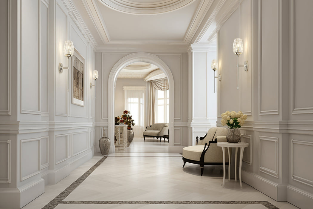 Wall Sconce Z-Lite 2014-1S-PN Polished Nickel Cassian 1 Light Wall Sconce Z-Lite