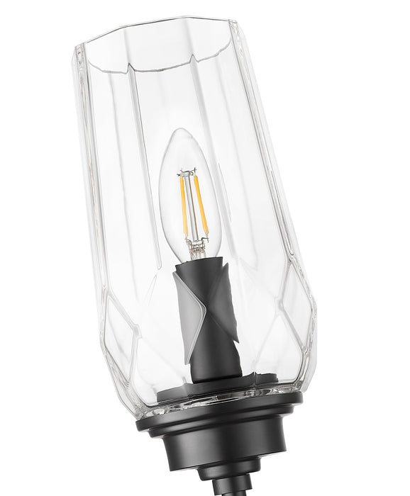 Wall Sconce Z-Lite 2015-1S-MB Matte Black Cosmo 1 Light Wall Sconce Z-Lite