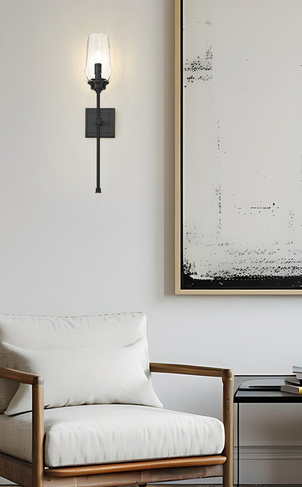 Wall Sconce Z-Lite 2015-1S-MB Matte Black Cosmo 1 Light Wall Sconce Z-Lite