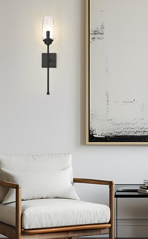 Wall Sconce Z-Lite 2015-1S-MB Matte Black Cosmo 1 Light Wall Sconce Z-Lite