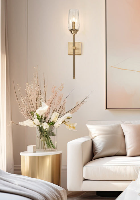 Wall Sconce Z-Lite 2015-1S-MGLD Modern Gold Cosmo 1 Light Wall Sconce Z-Lite