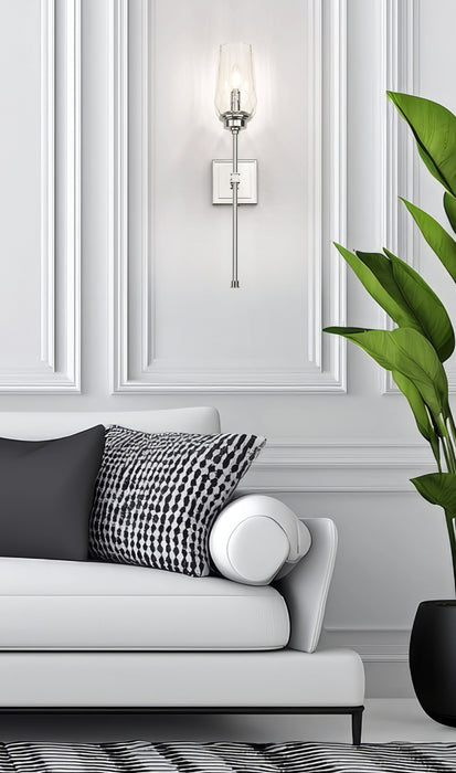 Wall Sconce Z-Lite 2015-1S-PN Polished Nickel Cosmo 1 Light Wall Sconce Z-Lite