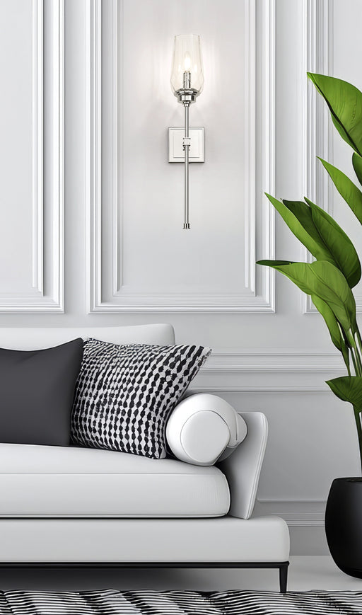 Wall Sconce Z-Lite 2015-1S-PN Polished Nickel Cosmo 1 Light Wall Sconce Z-Lite