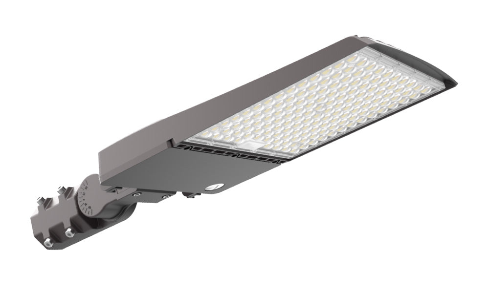 LED Shoebox Area Light 100W/120W/150W Selectable, 3CCT, Type III