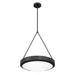 Pendant Light Thesis 207423A Agate 20 inch 4 light Matte Black Pendant Light with Opal Glass Shade THESIS