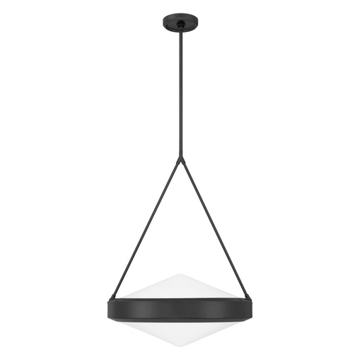 Pendant Light Thesis 207423A Agate 20 inch 4 light Matte Black Pendant Light with Opal Glass Shade THESIS