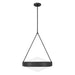Pendant Light Thesis 207423A Agate 20 inch 4 light Matte Black Pendant Light with Opal Glass Shade THESIS