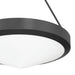 Pendant Light Thesis 207423A Agate 20 inch 4 light Matte Black Pendant Light with Opal Glass Shade THESIS