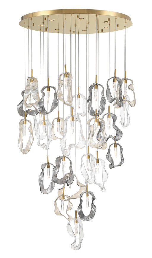 Eurofase 49238-013 Norah 39" Gold LED Chandelier