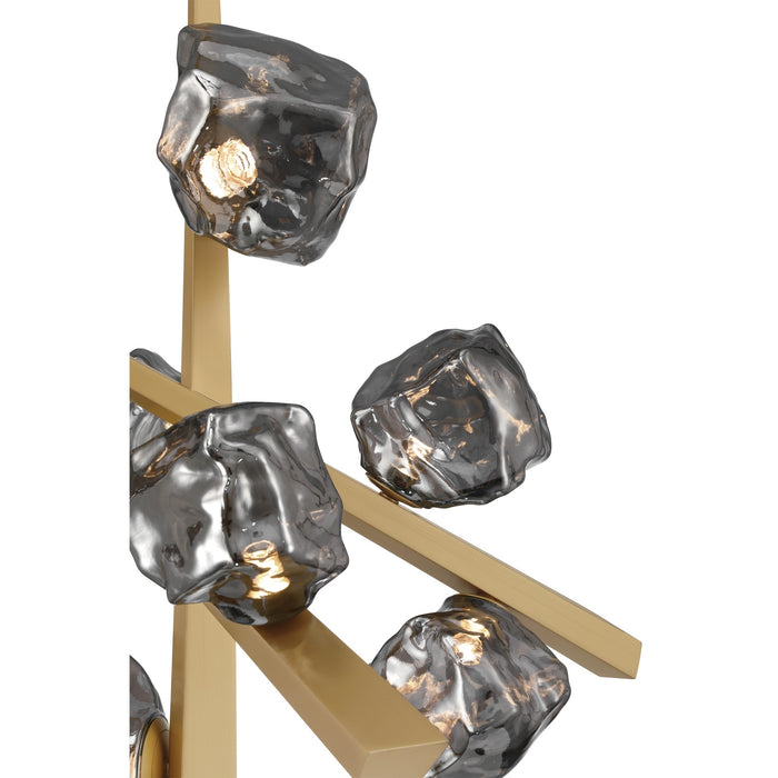 Eurofase 47234-017 Thorah 33" Matte Gold LED Chandelier