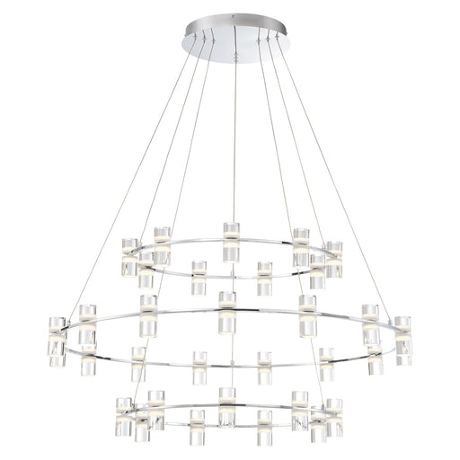Eurofase 33726-014 Netto 41" Chrome LED Chandelier