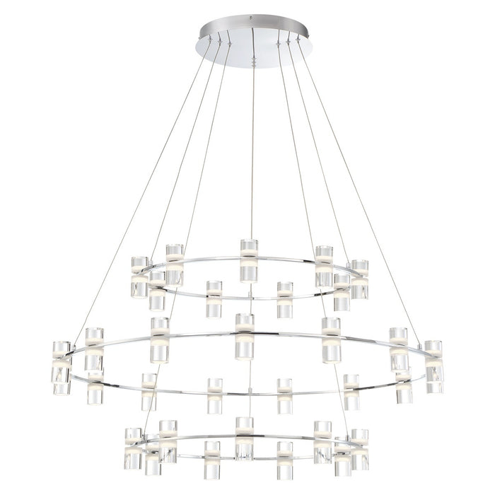 Eurofase 33726-014 Netto 41" Chrome LED Chandelier
