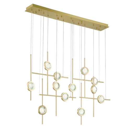 Eurofase 47256-019 Barletta 53" Anodized Gold LED Chandelier