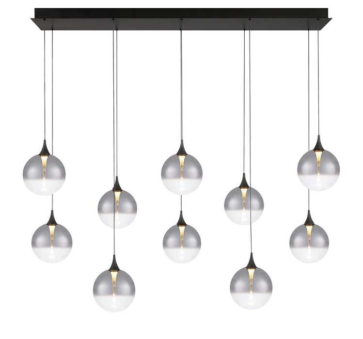 Eurofase 48933-025 Iissa 47" Matte Black LED Chandelier