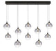Eurofase 48933-025 Iissa 47" Matte Black LED Chandelier