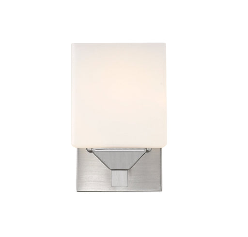 Wall Sconce Z-Lite 2104-1V Brushed Nickel Quube 1 Light Wall Sconce Z-Lite