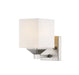 Wall Sconce Z-Lite 2104-1V Brushed Nickel Quube 1 Light Wall Sconce Z-Lite