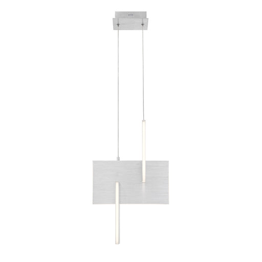 Eurofase 37347-035 Coburg 23" Anodized Silver LED Pendant Light