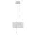 Eurofase 37347-035 Coburg 23" Anodized Silver LED Pendant Light