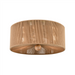 Flush Mount Millennium Lighting 213002-BN 13 Inch Natural Rope Flush mount Ceiling Light Millennium Lighting