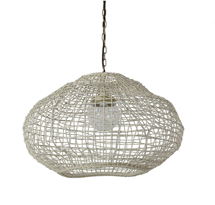 Palecek 2138-79 Belvedere Synthetic Rattan Outdoor Pendant 30 Inches LightStoreUSA