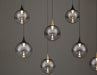Eurofase 48940-023 Iissa 72" Gold-Black Mix LED Chandelier