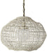 Outdoor Pendant Palecek 2181-79 Belvedere Synthetic Rattan Outdoor Pendant 20 Inches Palecek